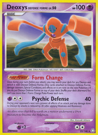 Deoxys Defense Forme, Legends Awakened 25