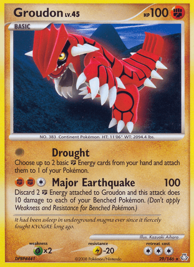 Groudon, Legends Awakened 29
