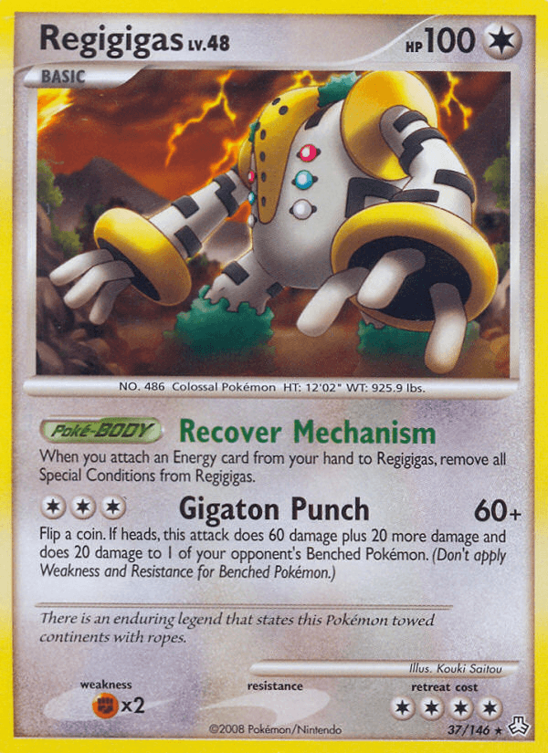 Regigigas, Legends Awakened 37