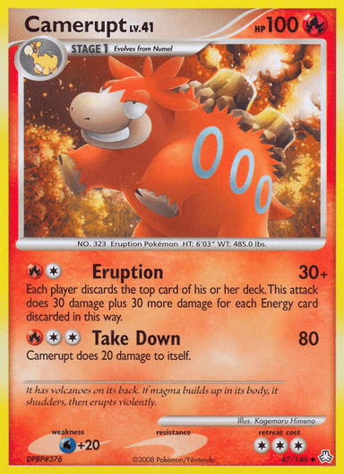Camerupt, Legends Awakened 47