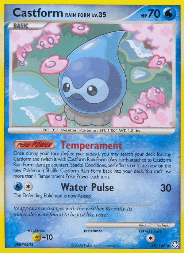 Castform Rain Form, Legends Awakened 49