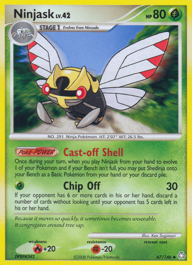 Ninjask, Legends Awakened 67