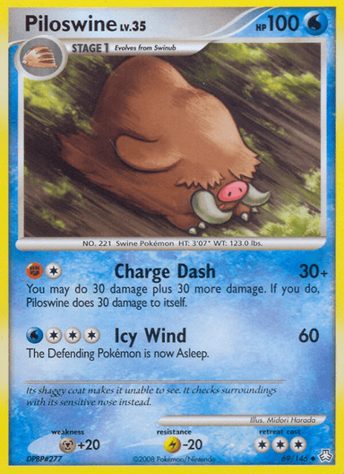 Piloswine, Legends Awakened 69