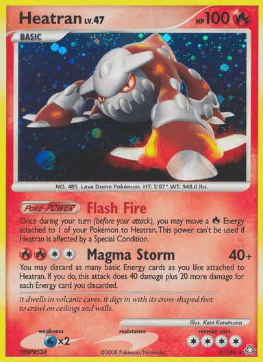 Heatran, Legends Awakened 6