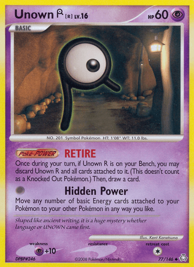 Unown [R], Legends Awakened 77