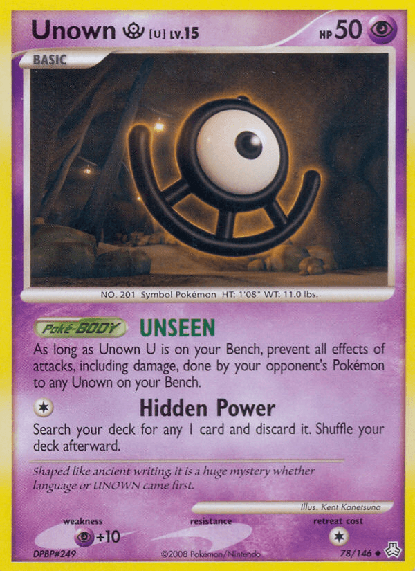 Unown [U], Legends Awakened 78