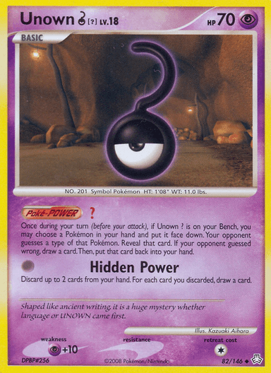Unown [?], Legends Awakened 82