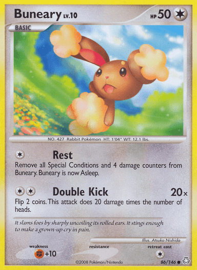 Buneary, Legends Awakened 86
