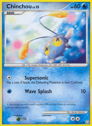 Chinchou, Legends Awakened 87