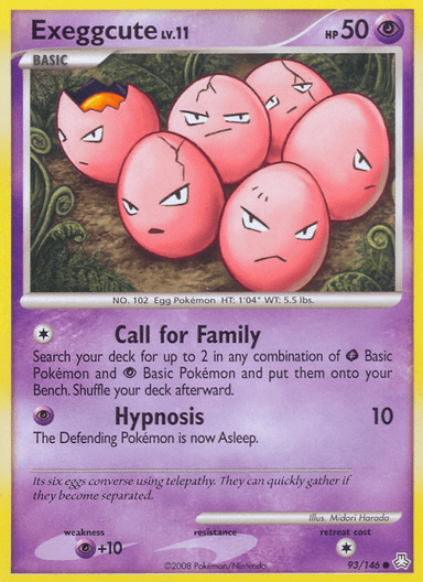Exeggcute, Legends Awakened 93