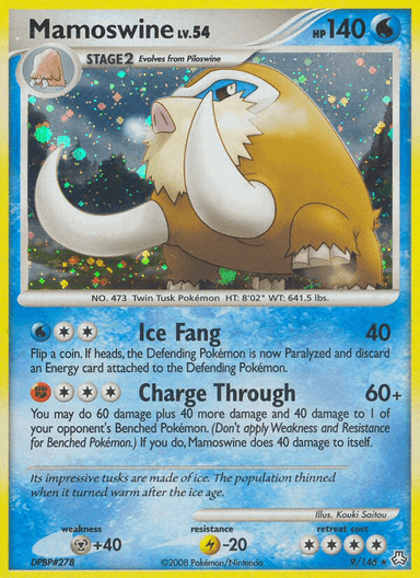 Mamoswine, Legends Awakened 9
