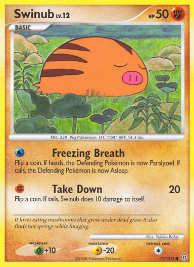 Swinub, Stormfront 77