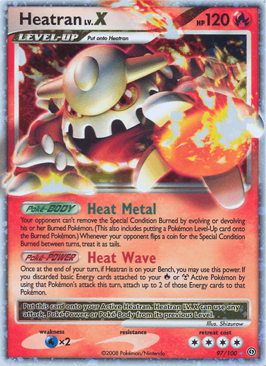 Heatran LV.X, Stormfront 97