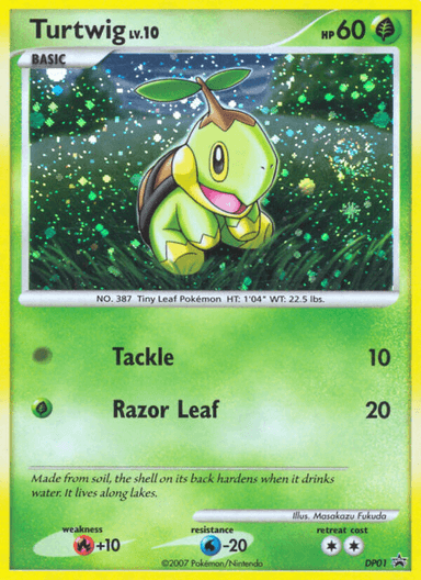 Turtwig, DP Black Star Promos DP01