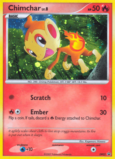Chimchar, DP Black Star Promos DP02