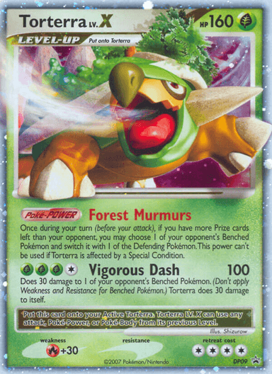 Torterra LV.X, DP Black Star Promos DP09