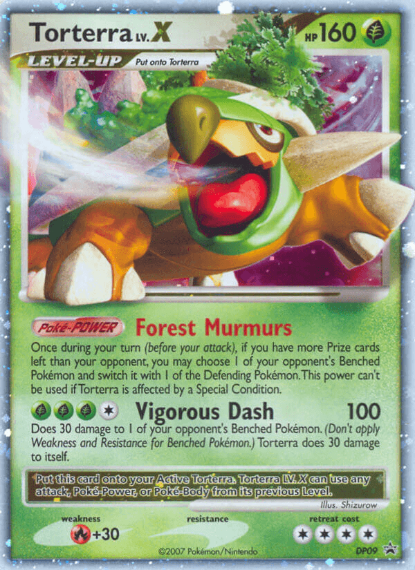 Torterra LV.X, DP Black Star Promos DP09