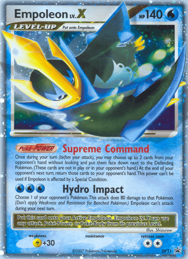 Empoleon LV.X, DP Black Star Promos DP11