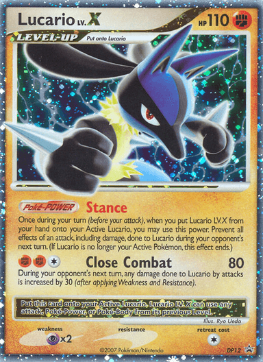 Lucario LV.X, DP Black Star Promos DP12