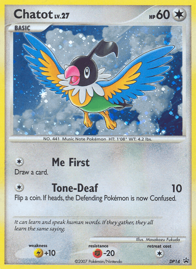 Chatot, DP Black Star Promos DP14