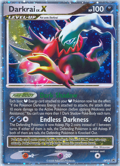 Darkrai LV.X, DP Black Star Promos DP19