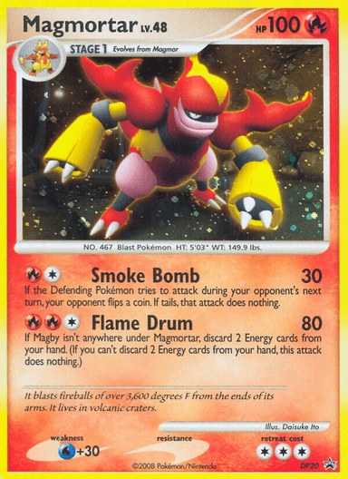 Magmortar, DP Black Star Promos DP20