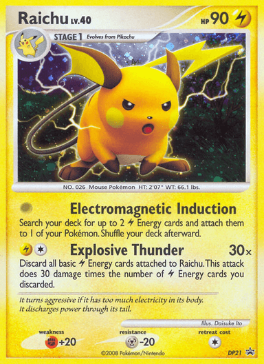 Raichu, DP Black Star Promos DP21
