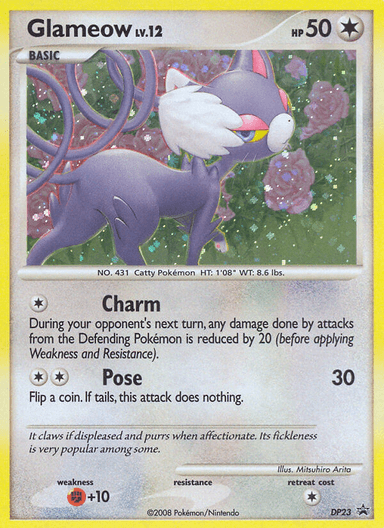 Glameow, DP Black Star Promos DP23