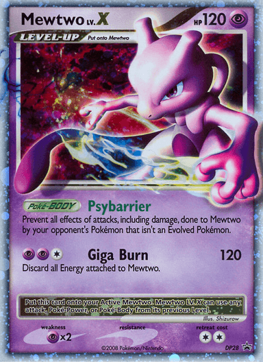 Mewtwo LV.X, DP Black Star Promos DP28