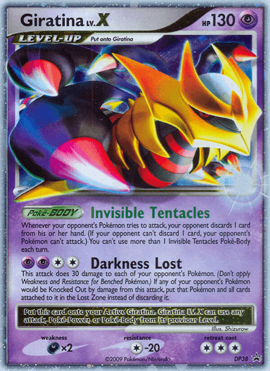 Giratina LV.X, DP Black Star Promos DP38