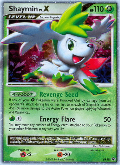 Shaymin LV.X, DP Black Star Promos DP39