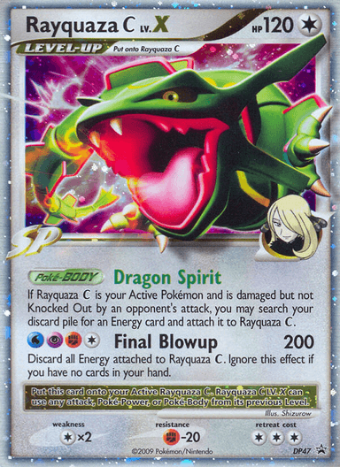 Rayquaza C LV.X, DP Black Star Promos DP47