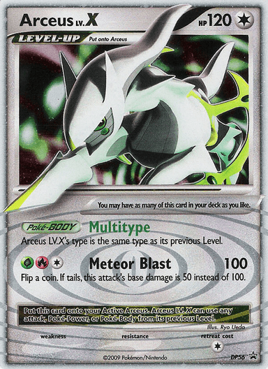 Arceus LV.X, DP Black Star Promos DP56