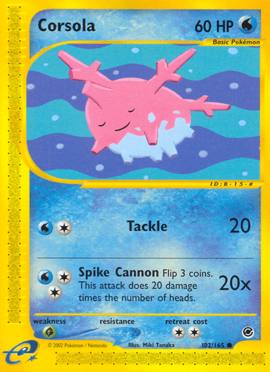 Corsola, Expedition Base Set 102