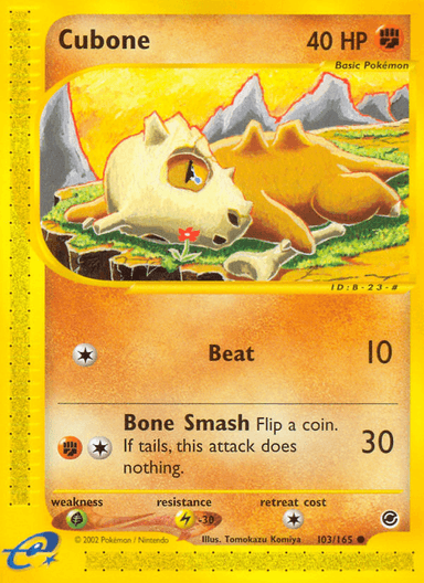 Cubone, Expedition Base Set 103