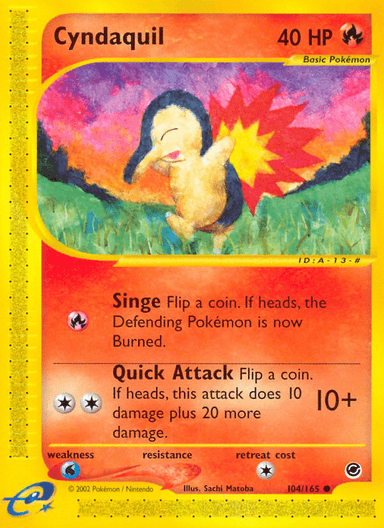 Cyndaquil, Expedition Base Set 104