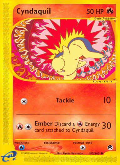 Cyndaquil, Expedition Base Set 105