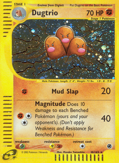 Dugtrio, Expedition Base Set 10