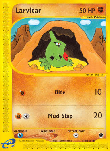 Larvitar, Expedition Base Set 116