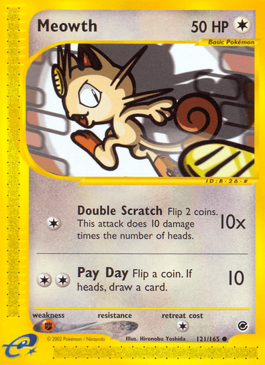 Meowth, Expedition Base Set 121