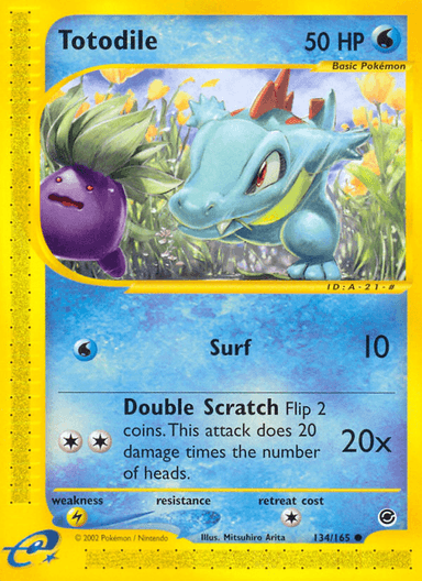 Totodile, Expedition Base Set 134