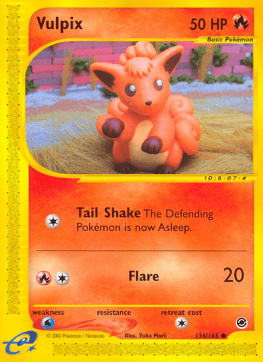 Vulpix, Expedition Base Set 136