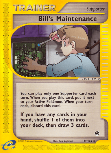 Bill's Maintenance, Expedition Base Set 137
