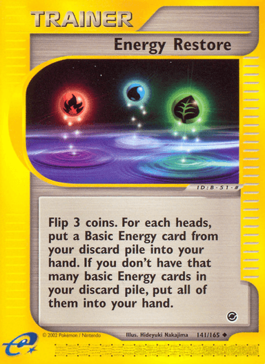 Energy Restore, Expedition Base Set 141