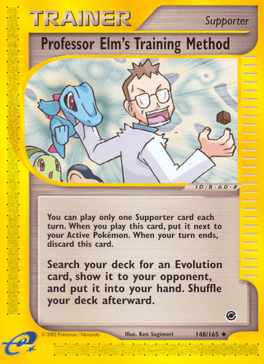 Professor Elm's Training Method, Expedition Base Set 148