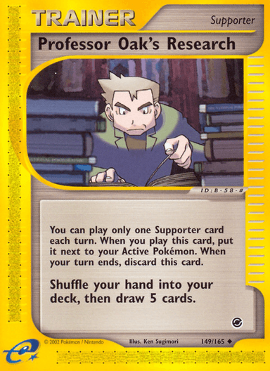 Professor Oak's Research, Expedition Base Set 149