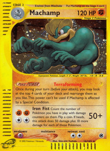Machamp, Expedition Base Set 16