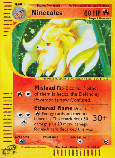 Ninetales, Expedition Base Set 21