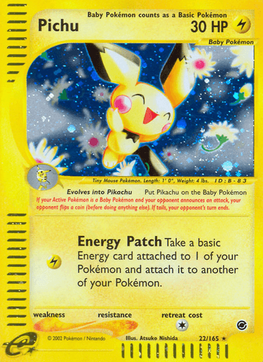 Pichu, Expedition Base Set 22