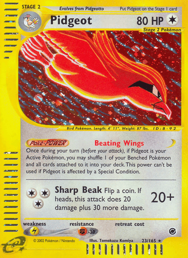 Pidgeot, Expedition Base Set 23